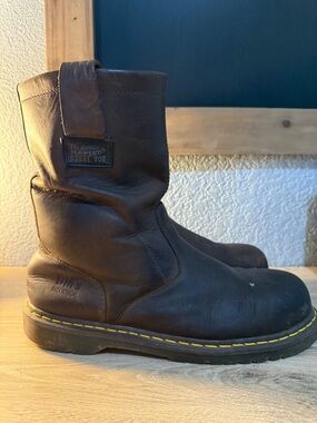 Dr.Martens Steel Toe Industrial Work Boot - Brown